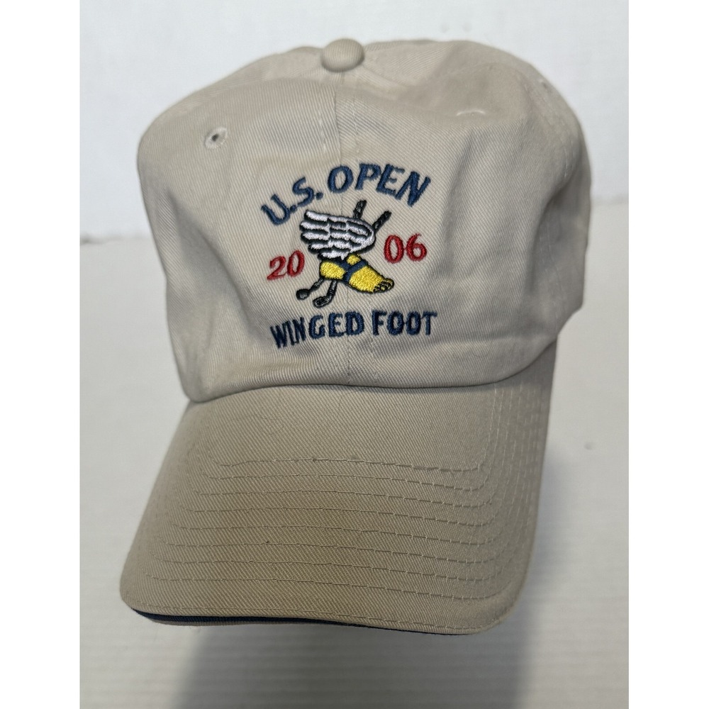 US OPEN 2006 Member Winged Foot Adjustable‎ Strap Back Golf Hat Cap